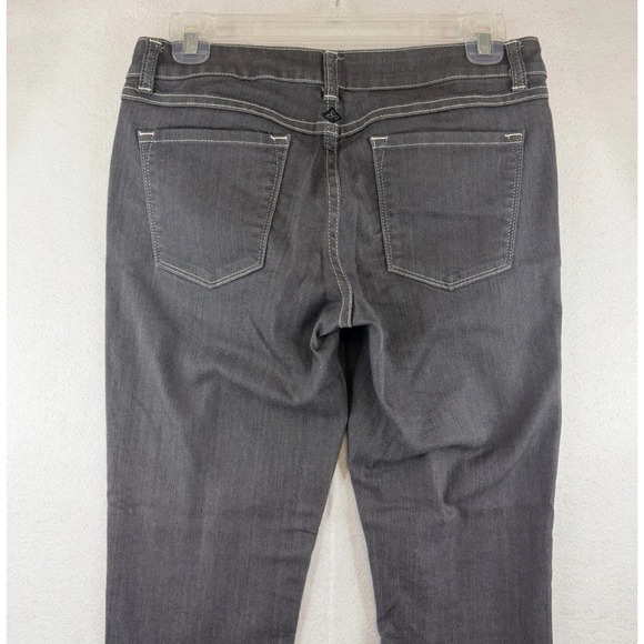 prAna Jeans Womens Size 4, Skinny Straight Leg Charcoal Gray Stretch - Picture 2 of 10